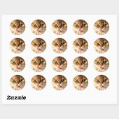 Sticker Rond Sachez-moi avec une cuillère (Feuille)