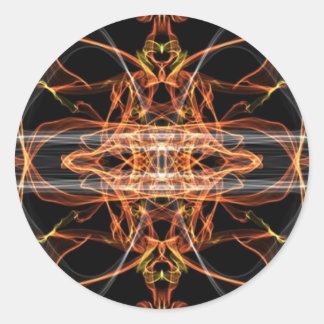 Sticker Rond Sacred_Geo_Fractal_5