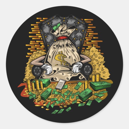 Sticker Rond Sacs (Devant)