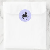 Sticker Rond Saddlebreds (Sac)