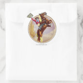 Sticker Rond Saddled et Ready... (Sac)