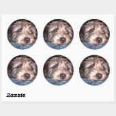 Sticker Rond Sadie (Feuille)