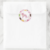 Sticker Rond Safari de 20 - 1,5" Enveloppe Seal Jungle Queen Ti (Sac)