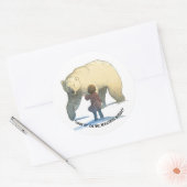 Sticker Rond Saga Floamanna - Thorfinn et l'ours (Enveloppe)