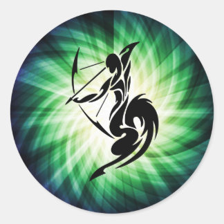 Sticker Rond Sagittaire; Archer