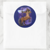 Sticker Rond Sagittarius signe zodiaque (Sac)