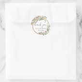 Sticker Rond Sahara Savanna Merci (Sac)