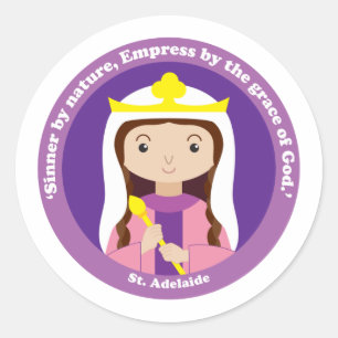 Sticker Rond Saint-Adélaïde