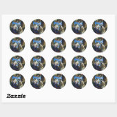 Sticker Rond Saint Aloysius Gonzaga (Feuille)