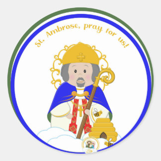 Sticker Rond Saint-Ambrose