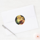 Sticker Rond Saint Ann et Vierge Marie (Enveloppe)