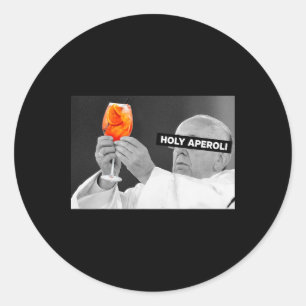 Sticker Rond Saint Aperoli X Pe Drip X Francis Spritz Club Nouv