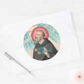 Sticker Rond Saint Augustin d'Hippo (SAU 047 ; détail) (Enveloppe)