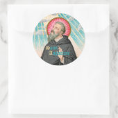 Sticker Rond Saint Augustin d'Hippo (SAU 047 ; détail) (Sac)