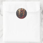 Sticker Rond Saint Barbara par Giovanni Antonio Boltraffic io (Sac)