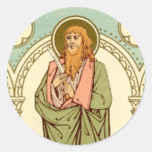 Sticker Rond Saint Bartholomée l'Apôtre (RLS 03) (Devant)