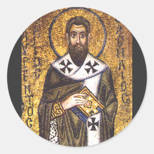 Sticker Rond Saint Basile de Césarée