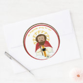 Sticker Rond Saint Benjamin (Enveloppe)