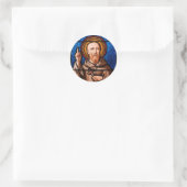 Sticker Rond Saint Bernard de Clairvaux Verre d'Art (Sac)