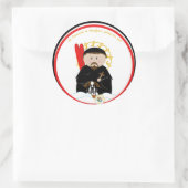 Sticker Rond Saint Bernard de Montjoux (Sac)