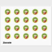 Sticker Rond Saint Bonaventure (Feuille)