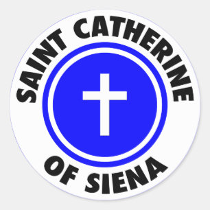 Sticker Rond Saint-Catherine de Sienne