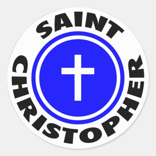 Sticker Rond Saint Christopher (Devant)