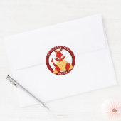 Sticker Rond Saint-David’s Day (Enveloppe)