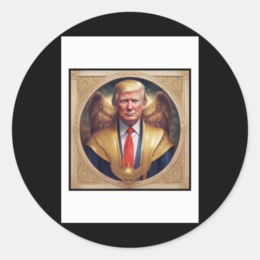 Sticker Rond Saint Donald (Devant)