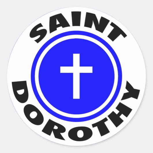 Sticker Rond Saint Dorothy (Devant)