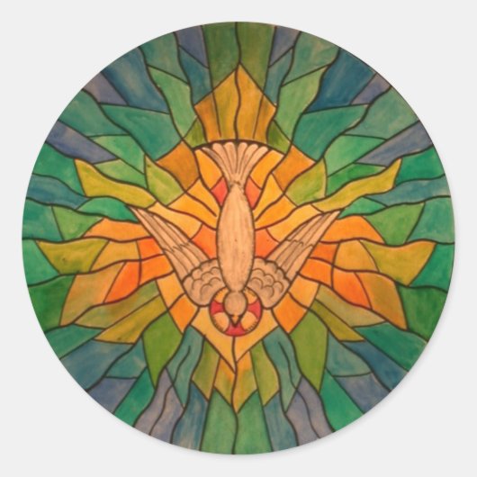 Sticker Rond Saint-Esprit 01 z-1 HS (Devant)