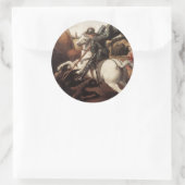 Sticker Rond Saint-George et le Dragon (Sac)