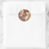Sticker Rond Saint George et le Dragon (Sac)