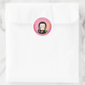 Sticker Rond Saint Gertrude le Grand (Sac)