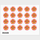 Sticker Rond Saint Jacques le Grand (Feuille)