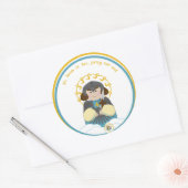 Sticker Rond Saint Jean d'Arc (Enveloppe)