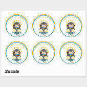 Sticker Rond Saint Jean d'Arc (Feuille)