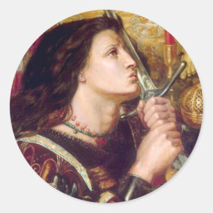 Sticker Rond Saint Jeanne d'Arc