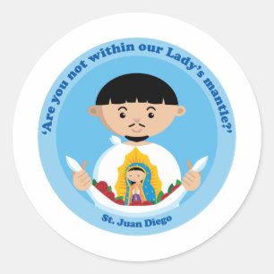 Sticker Rond Saint Juan Diego
