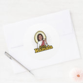 Sticker Rond Saint Kamala (Enveloppe)