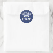 Sticker Rond Saint-Marin - Titans - Haute - Saint-Marin Califor (Sac)