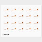 Sticker Rond Saint-Martin (Feuille)