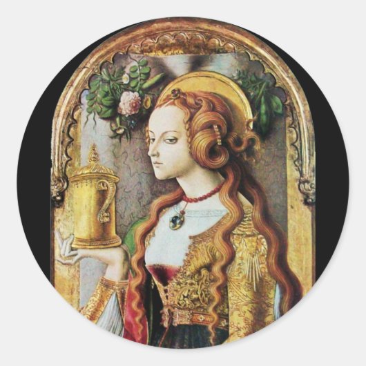 STICKER ROND SAINT MARY MAGDALENE (Devant)