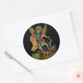 Sticker Rond Saint Michael L'Archange (Enveloppe)