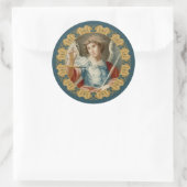 Sticker Rond Saint Michel l'Archange (M 010) (Sac)