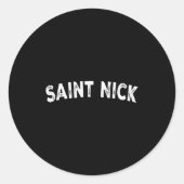 Sticker Rond Saint Nick  (Devant)