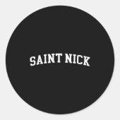 Sticker Rond Saint Nick  (Devant)