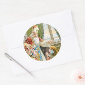 Sticker Rond Saint Nicolas de Noël (Enveloppe)