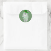 Sticker Rond Saint-Patrick maltais (Sac)