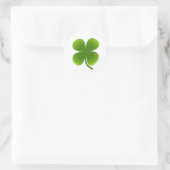 Sticker Rond Saint Patrick’s Day - Shamrock (Sac)